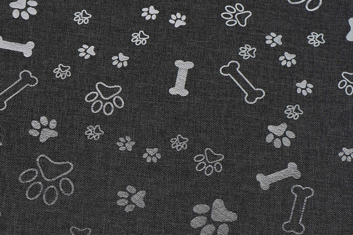 PU powlekane 600D 68T kation ze srebrnym wydrukiem